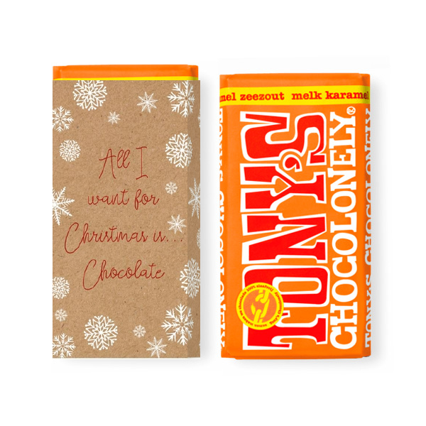 Tony chocolonely – All I want for christmas is chocolate