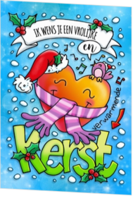 Cartoons en grappige kerstkaarten designs - kerstkaart CRE1190